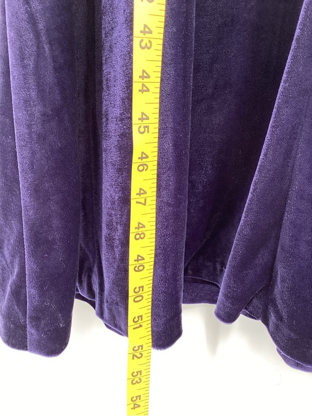 Vintage Velvet Square-Neck Long Sleeve Maxi Dress - Purple - Picture 5 of 9
